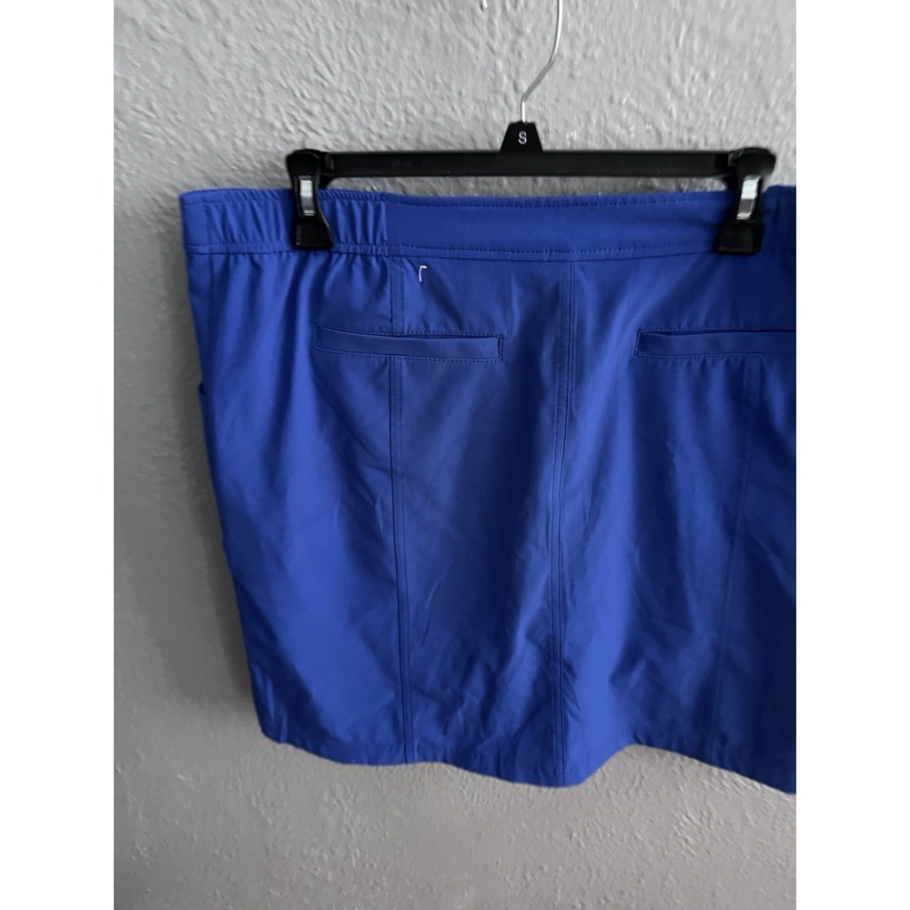 Zenergy By Chics Skorts Blue Womens Size 2 Pockets - Picture 4 of 6